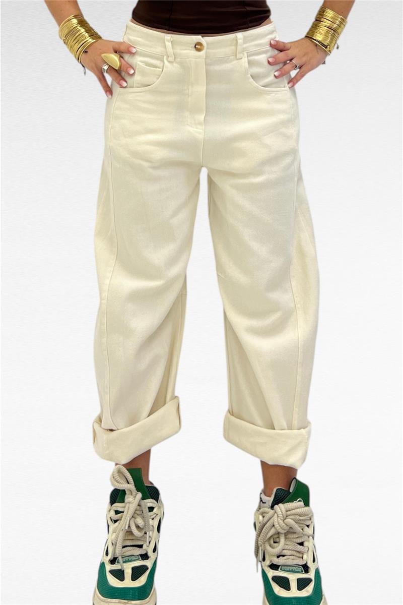 jeans con elastico in vita y two